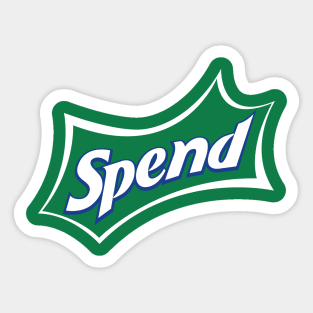 Spend Sticker